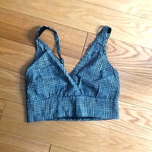 NWOT Abercrombie and Fitch gingham crop